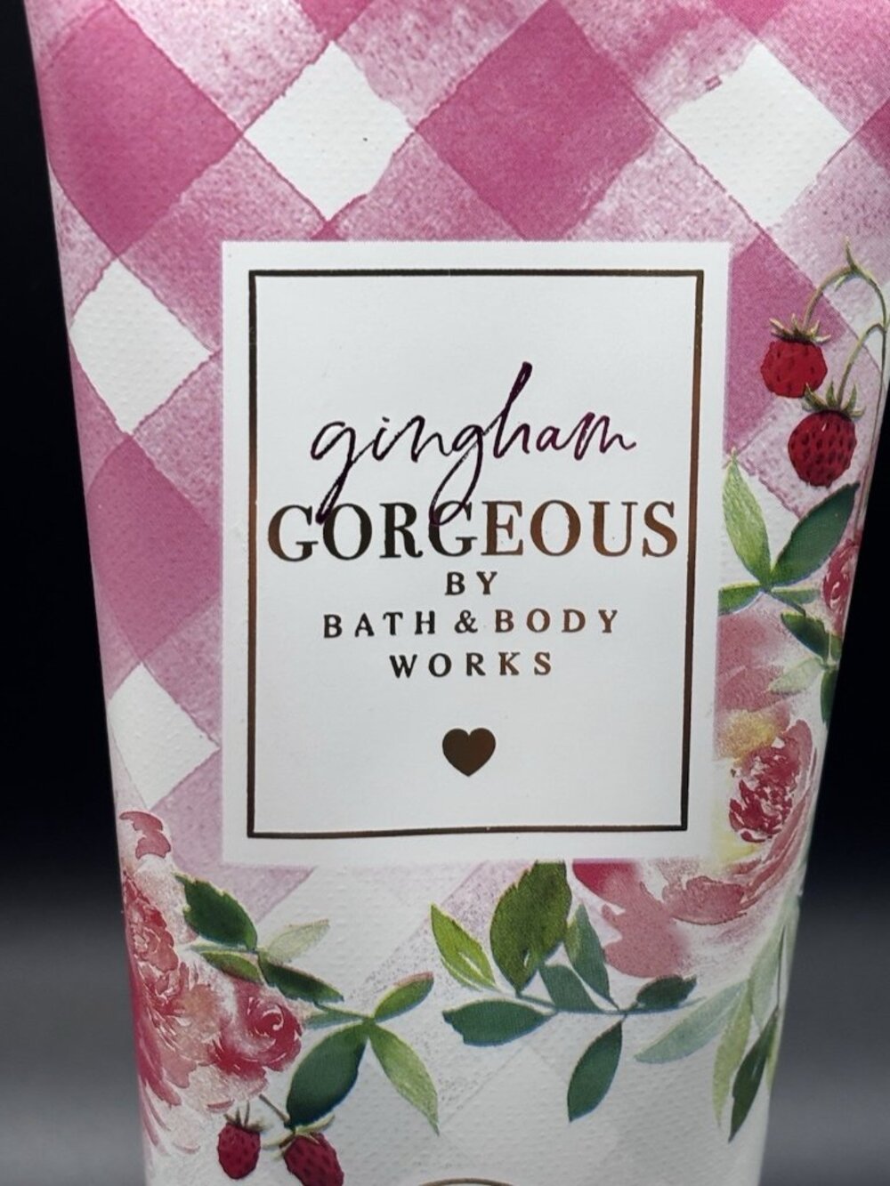 Bath & Body Works Moisturizing Body Wash Gingham Gorgeous 10 oz Strawberry Pink - Picture 8 of 16